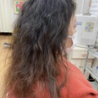 ロングクセ毛　ロング髪細い